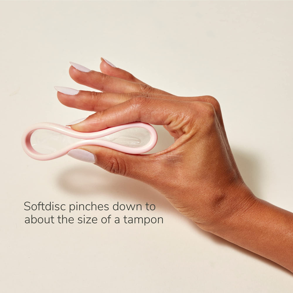 Softdisc used while swimming for secure coverage