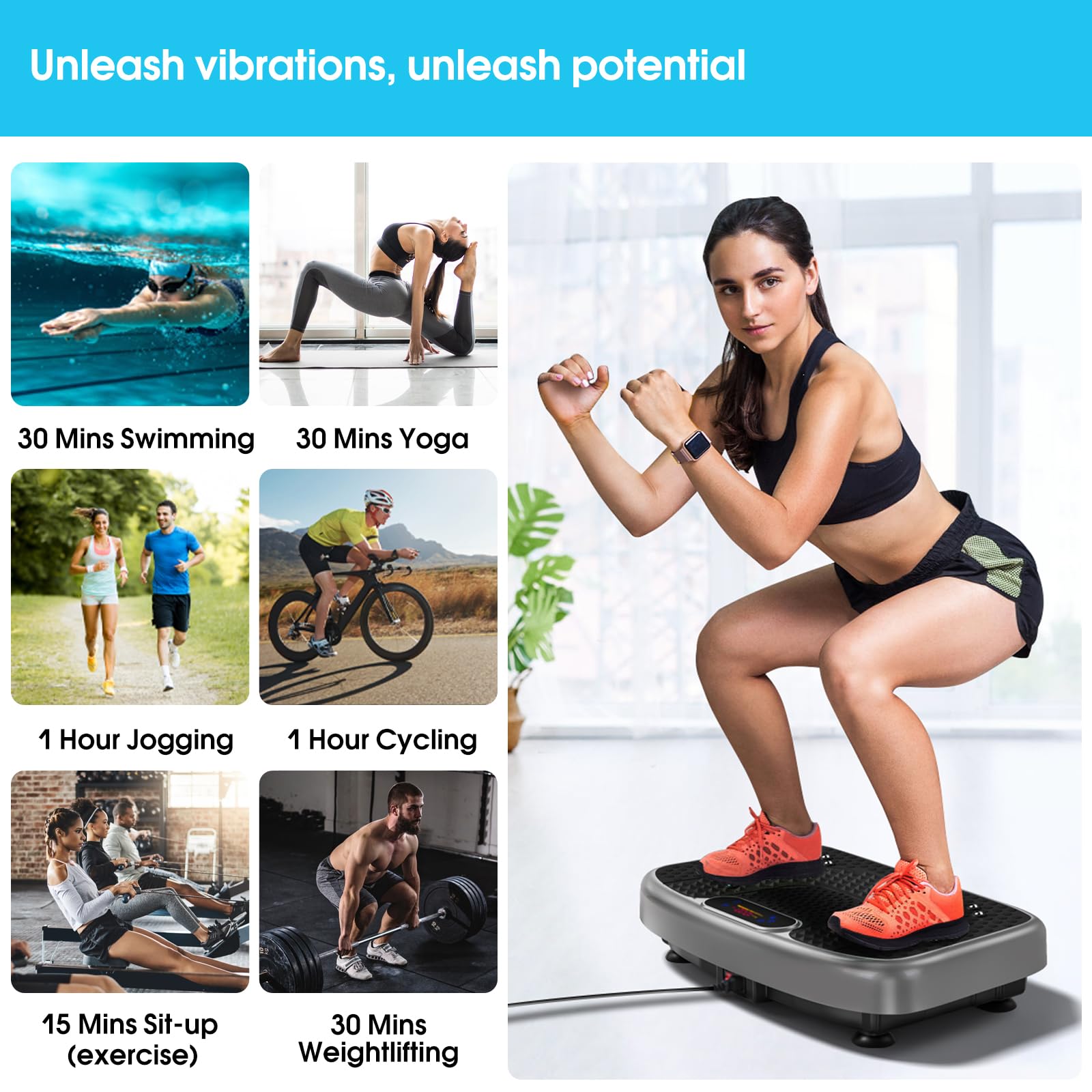 SoftGym vibration plate enables quick full-body workouts for busy days