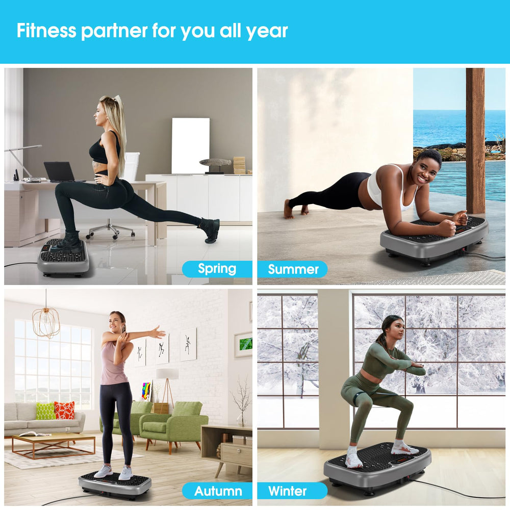 SoftGym vibration plate non-slip suction cups keep sessions stable