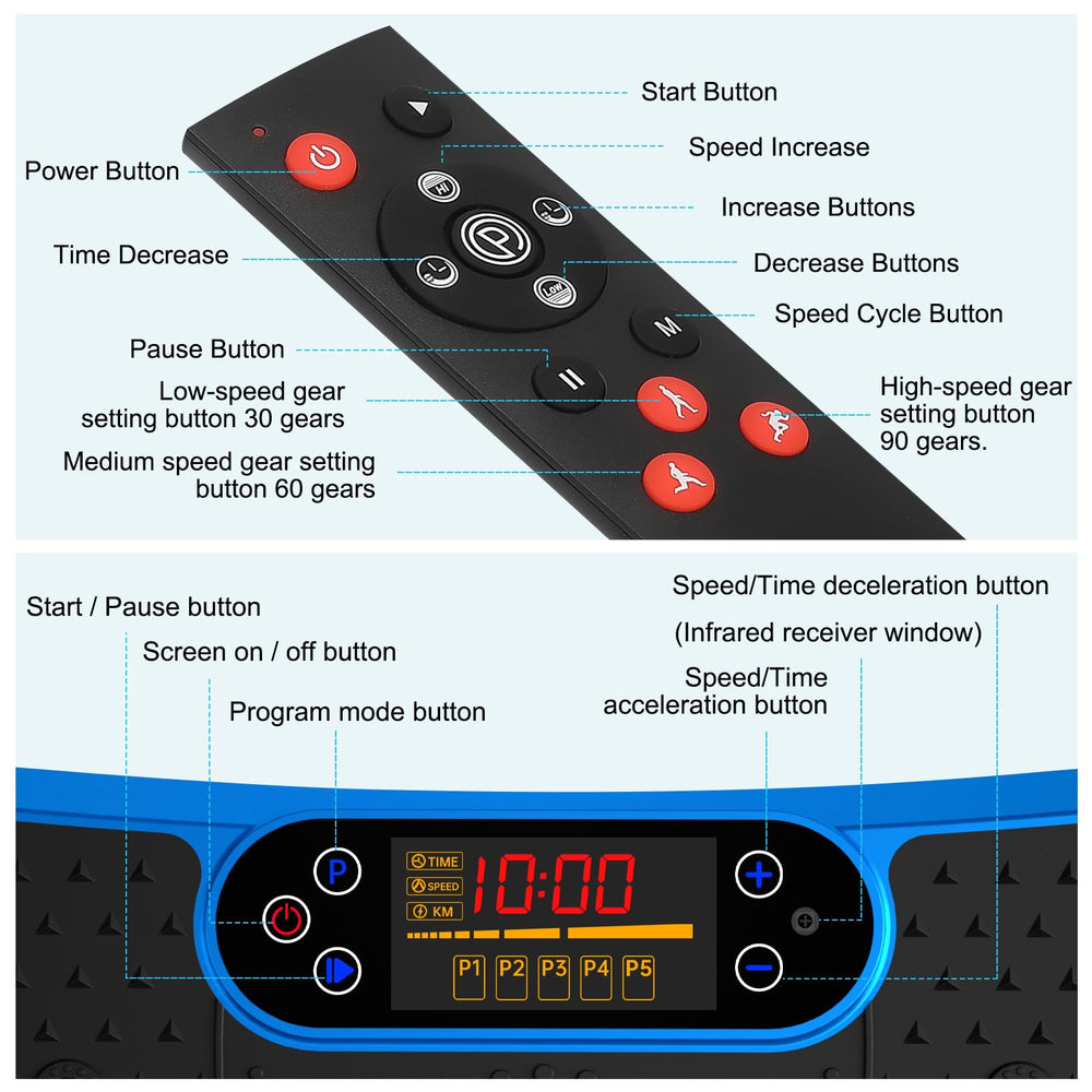 SoftGym vibration plate non-slip suction cups stabilize workouts and reduce movement.