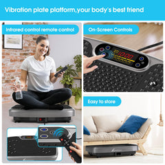 SoftGym vibration plate remote control for hands-free pace during sessions