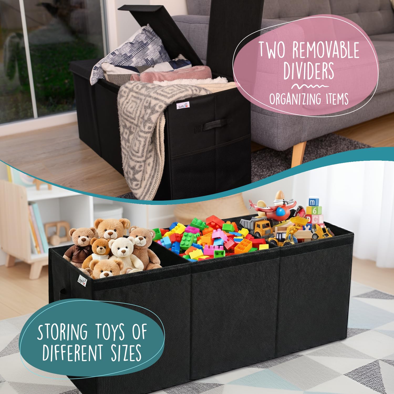 SoftOwl reinforced handles make transporting the box easy.