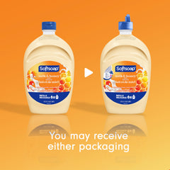 Six bottle case of Softsoap Milk and Honey hand soap