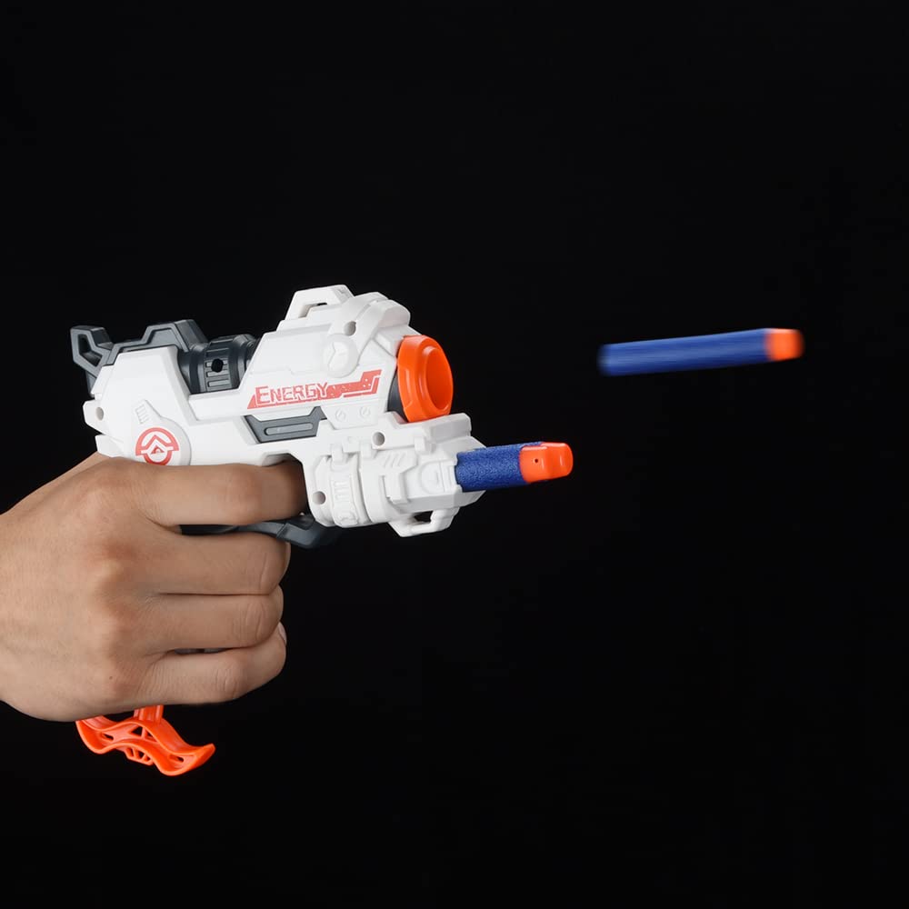 SOJUFOG 100-pack blue Nerf darts ready for quick reloading moments.
