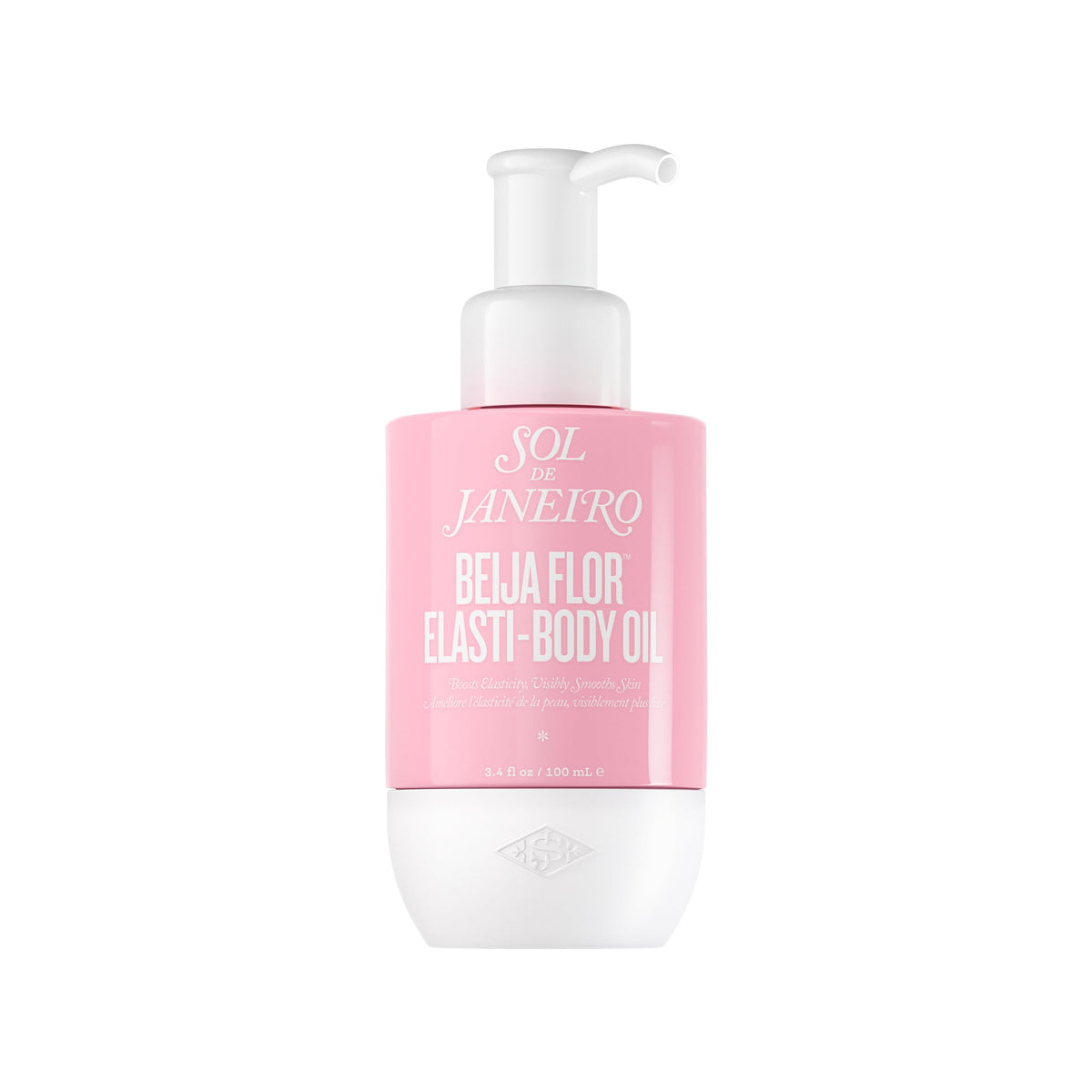 Sol de Janeiro Beija Flor Elasti-Body Oil bottle for smooth, hydrated skin.