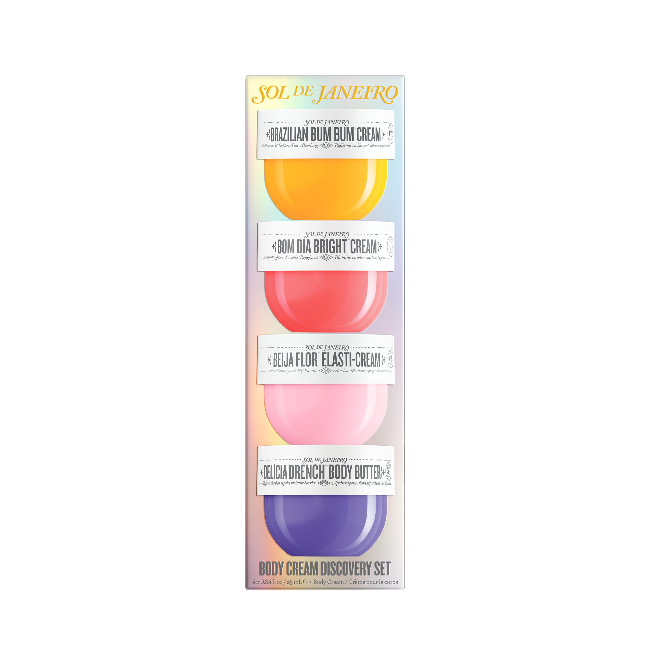 Sol de Janeiro Beija Flor Elasti-Cream jar highlighting elasticity benefits