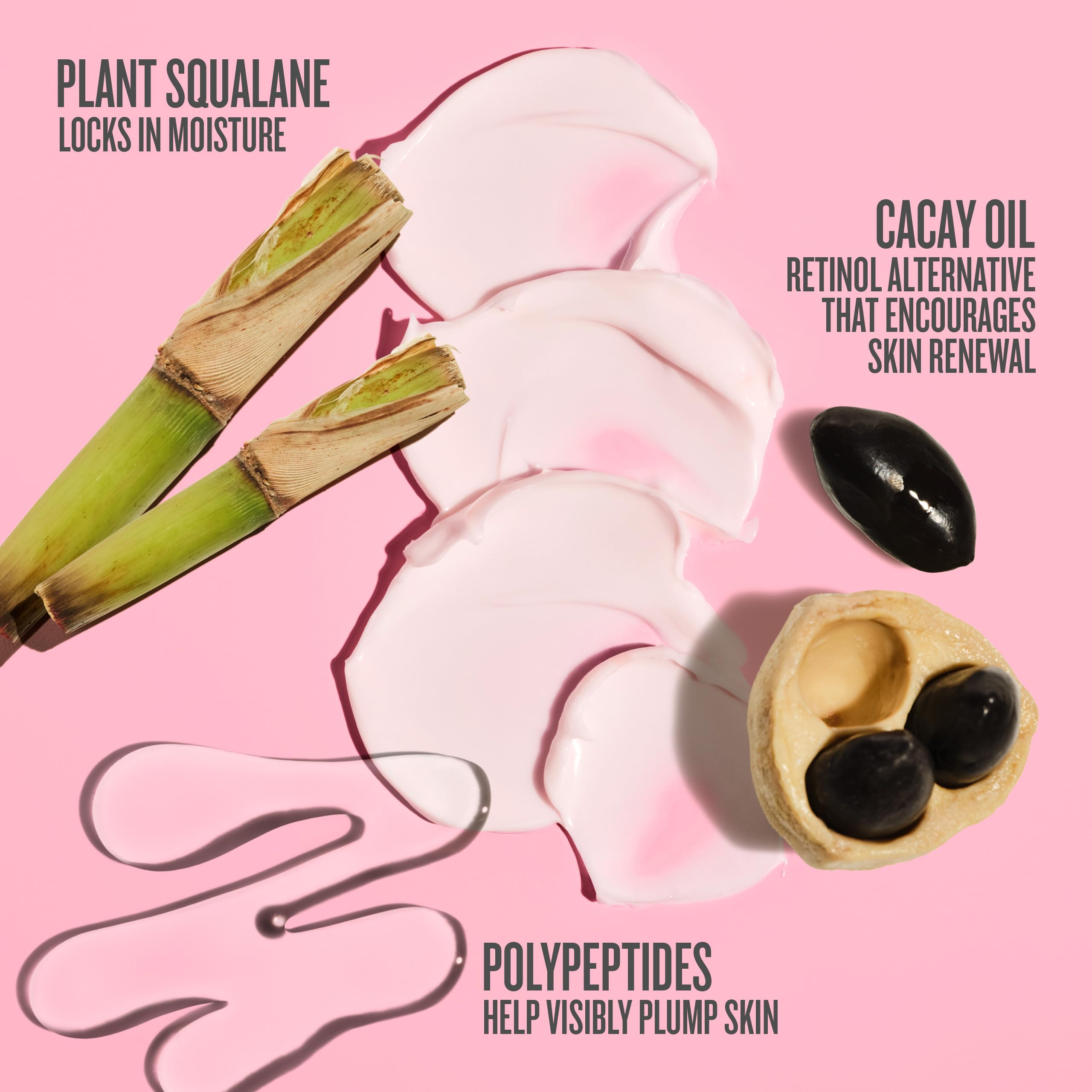 Sol de Janeiro CACAY Oil ingredient close-up highlighting renewal-friendly formula.
