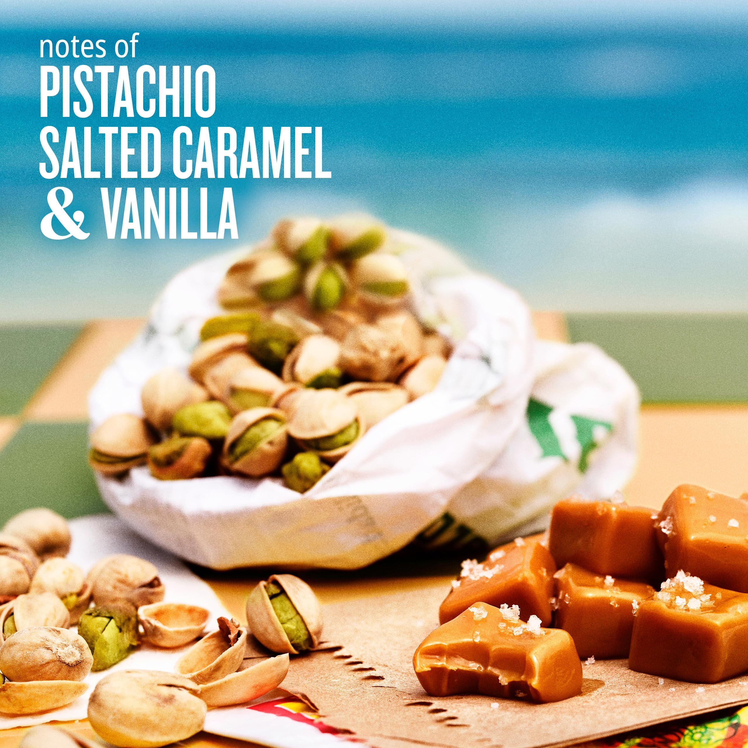 Cheirosa 62 creamy pistachio note highlights warm gourmand aroma.
