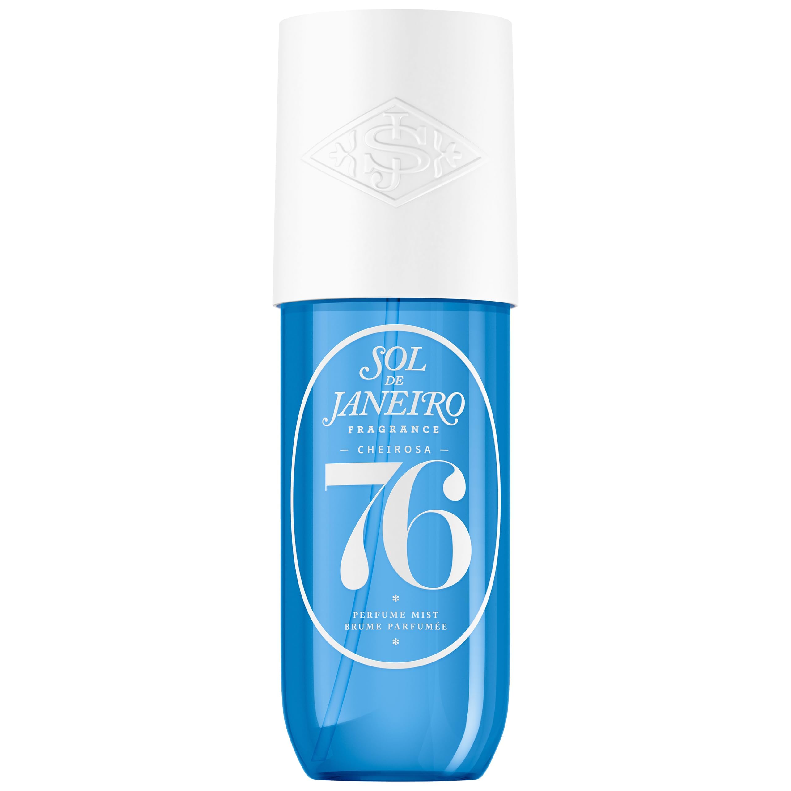 Sol de Janeiro Cheirosa 76 bottle front showing premium packaging and logo