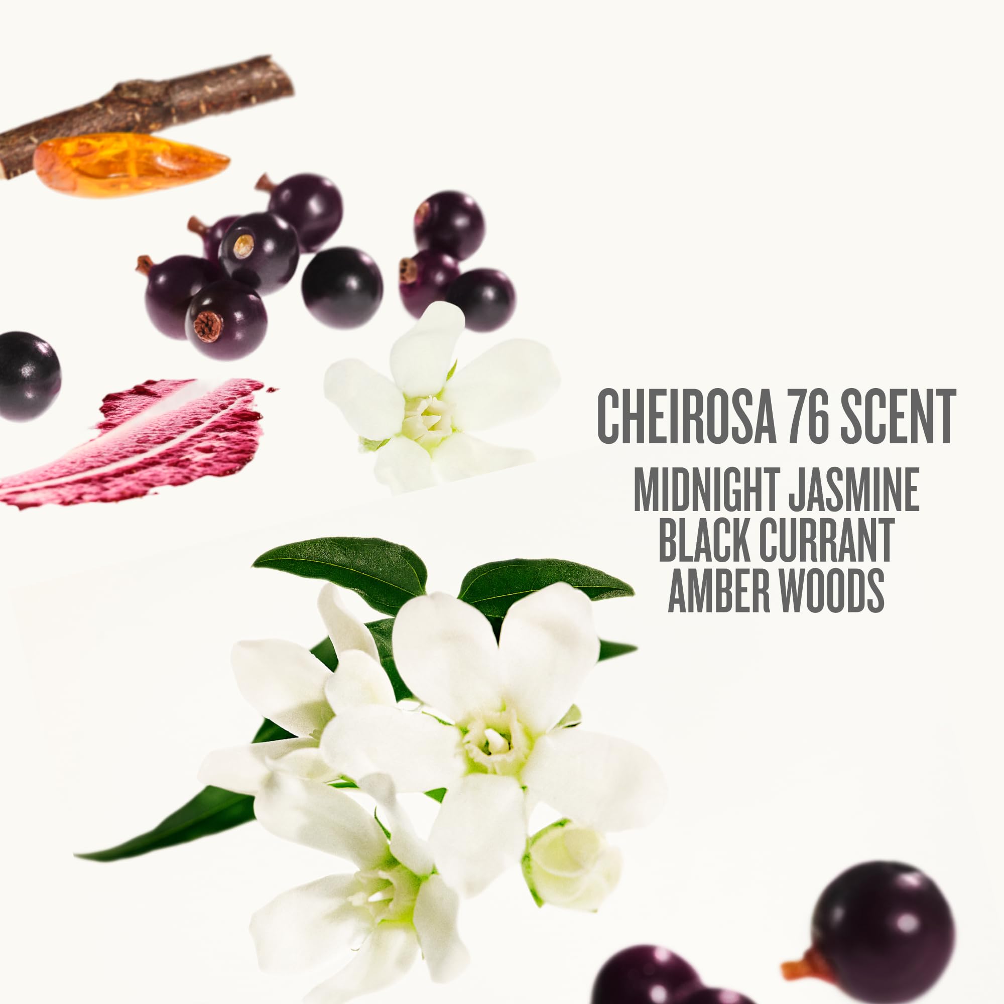 Cheirosa 76 mist in the air hinting at amber floral notes