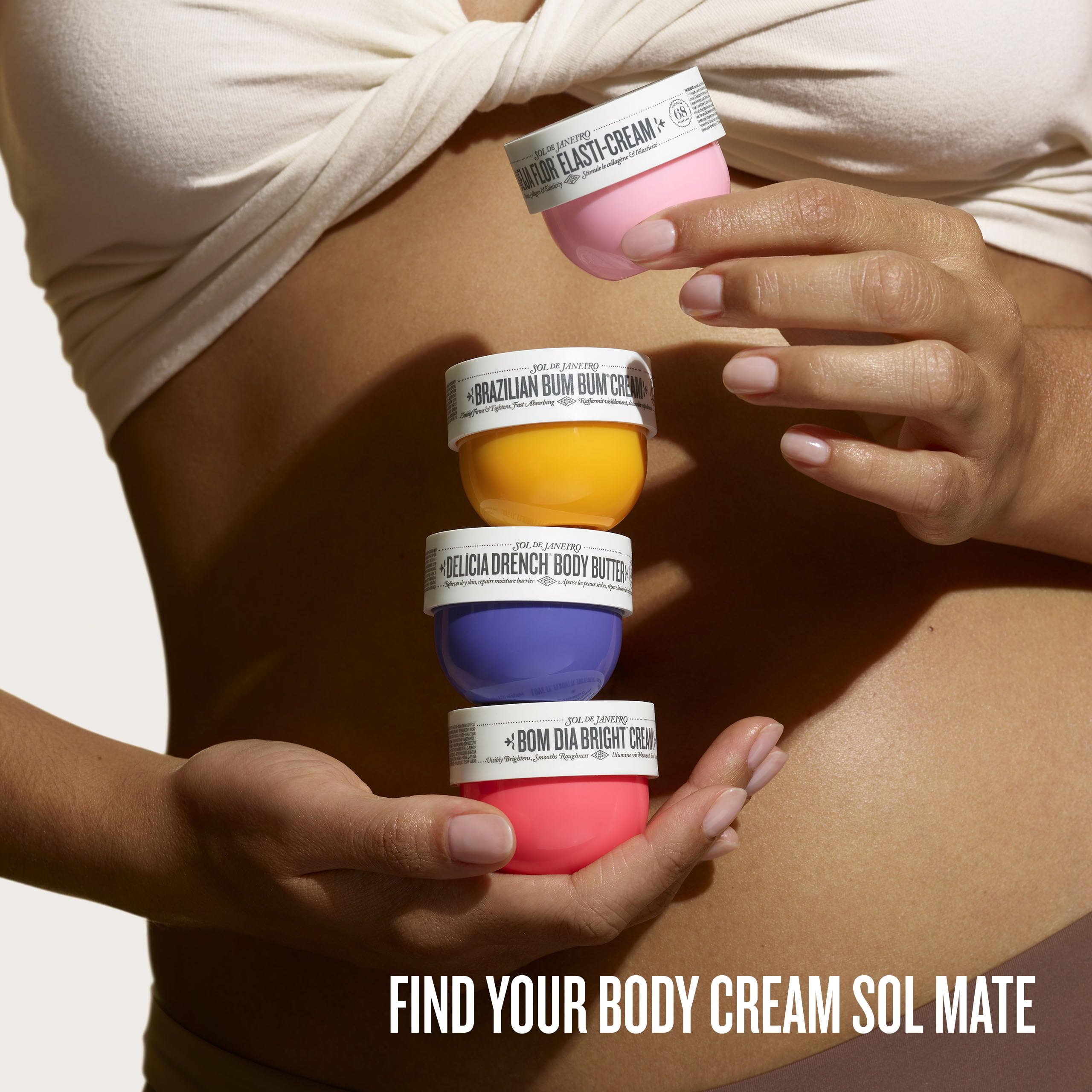 Closeup of Sol de Janeiro Delícia Drench moisturizing texture
