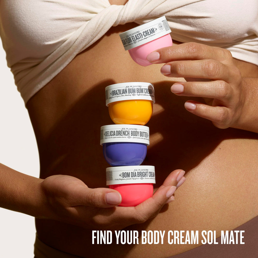 Closeup of Sol de Janeiro Delícia Drench moisturizing texture