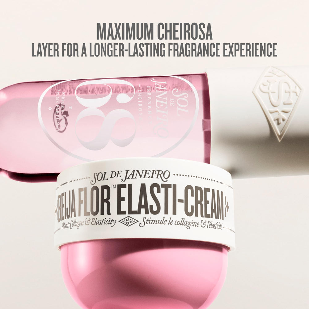 Sol de Janeiro Elasti-Cream texture close-up showing cushiony hydration.