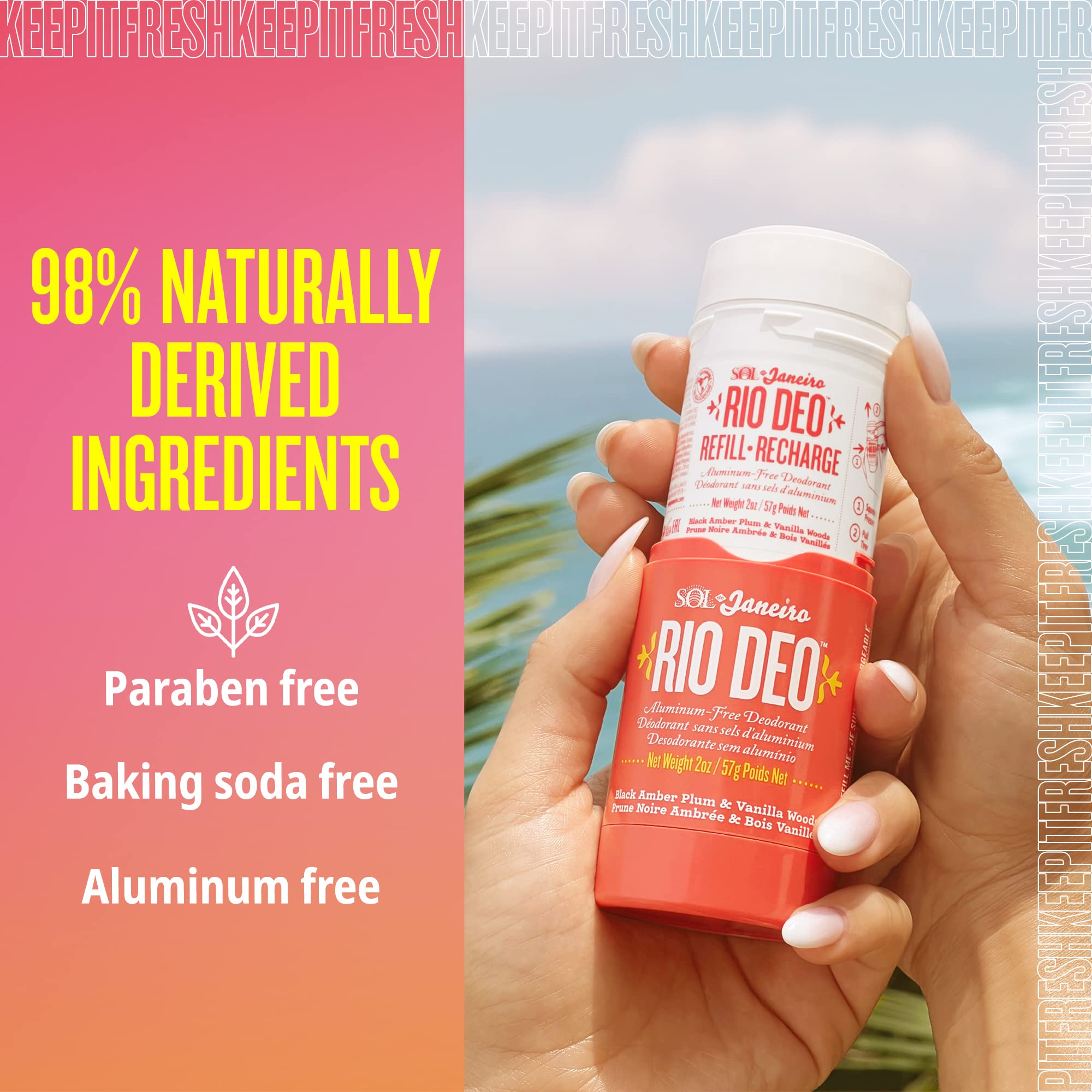 Sol de Janeiro Rio Deo Cheirosa 40 travel pack for on-the-go use.