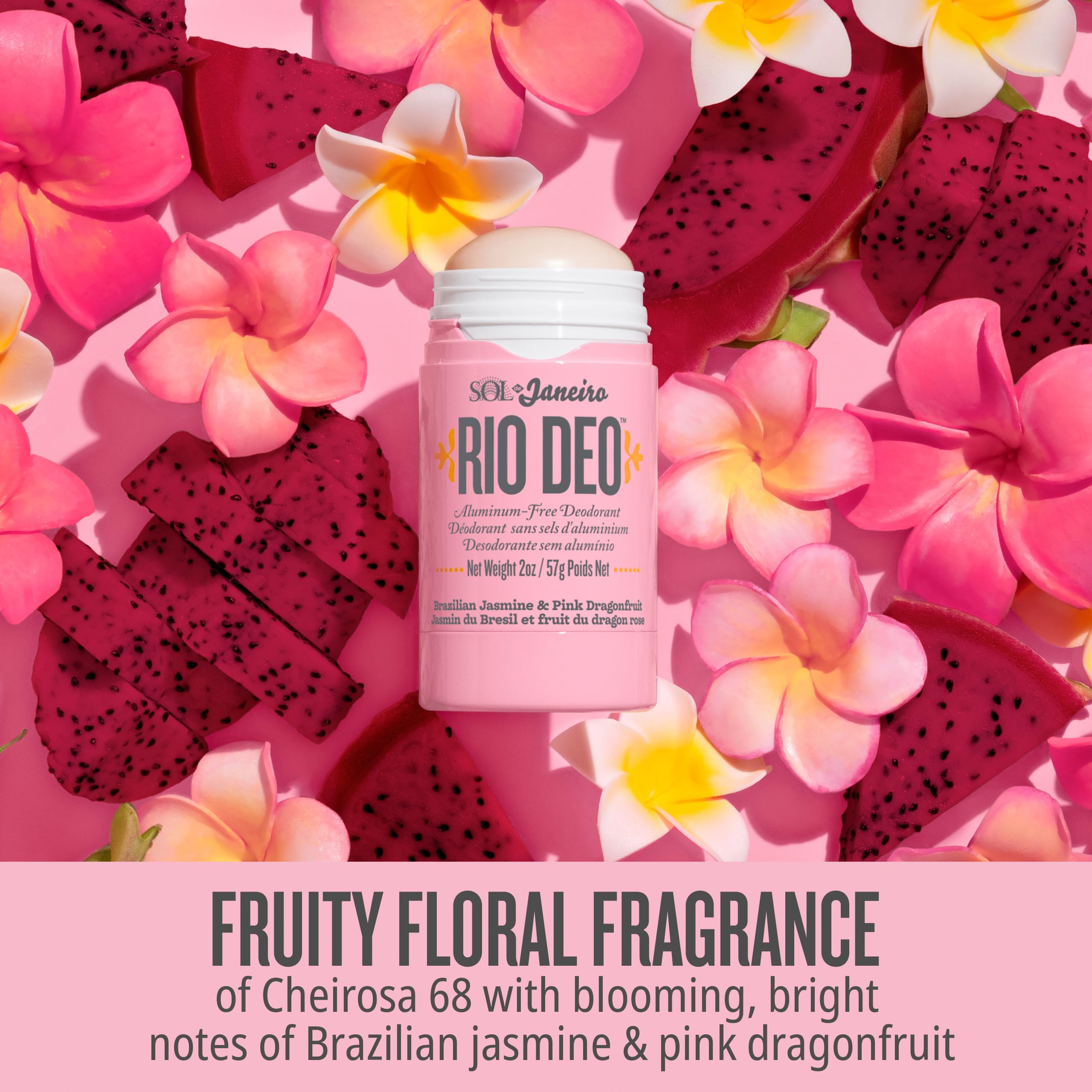 Sol de Janeiro Rio Deo Cheirosa 68 skin comfort, gentle formula for sensitive underarms