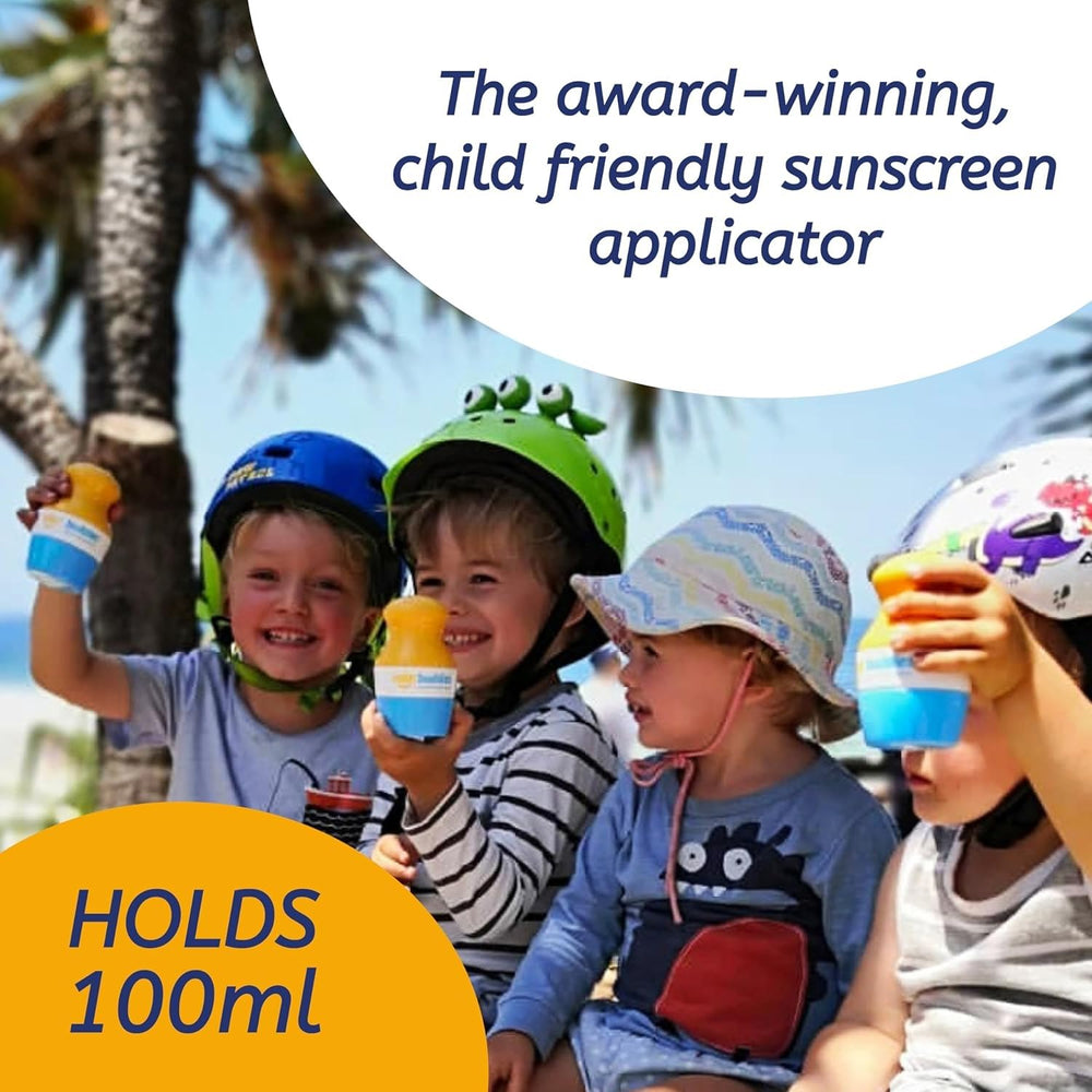 Solar Buddies roller ball application demonstrates even coverage with mess-free use.