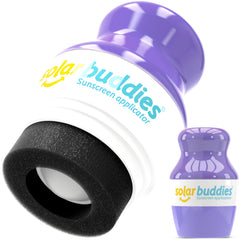 Solar Buddies Sunscreen Applicator Purple for on-the-go sun protection and mess-free use.