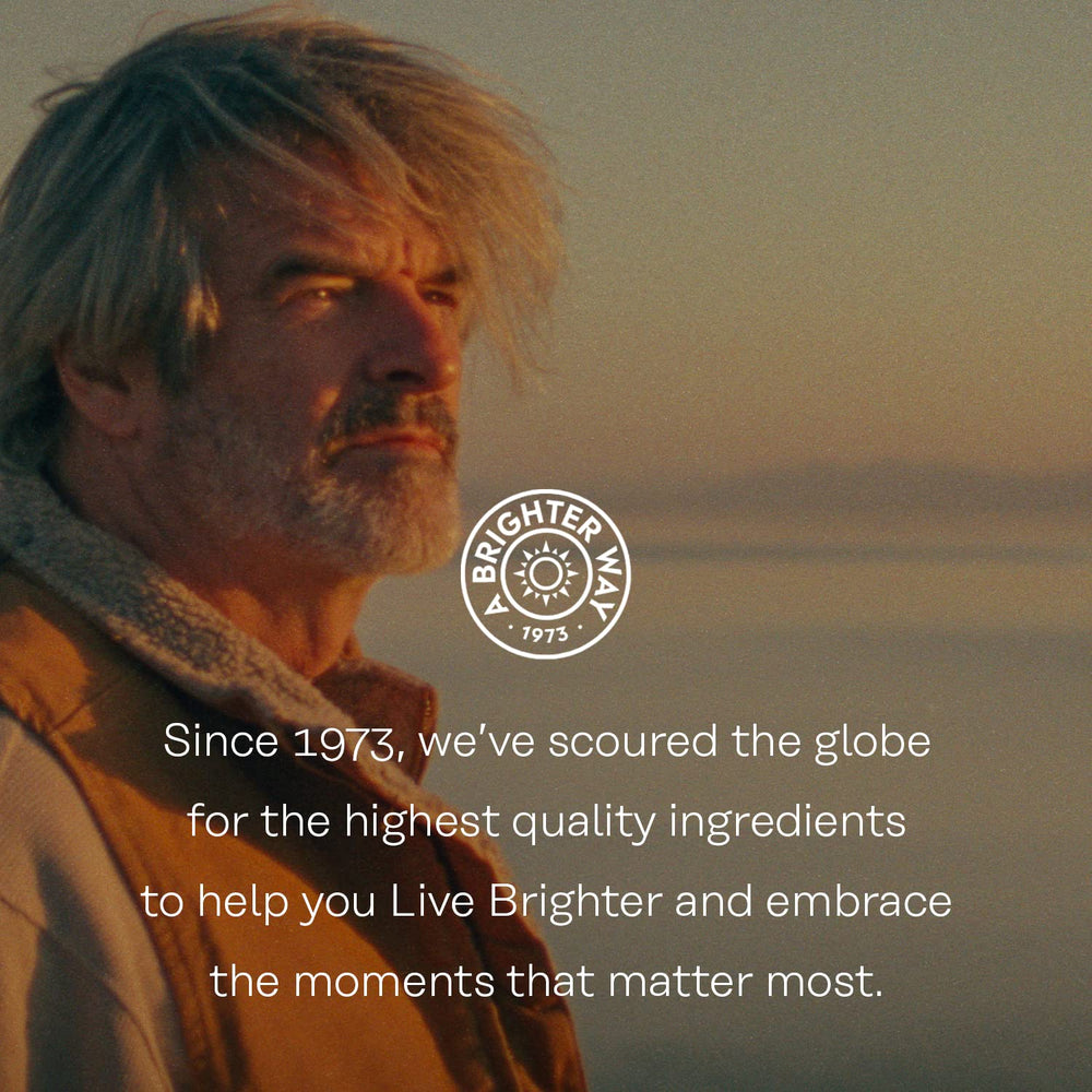 SOLARAY eco-friendly packaging uses recycled content to reduce waste.