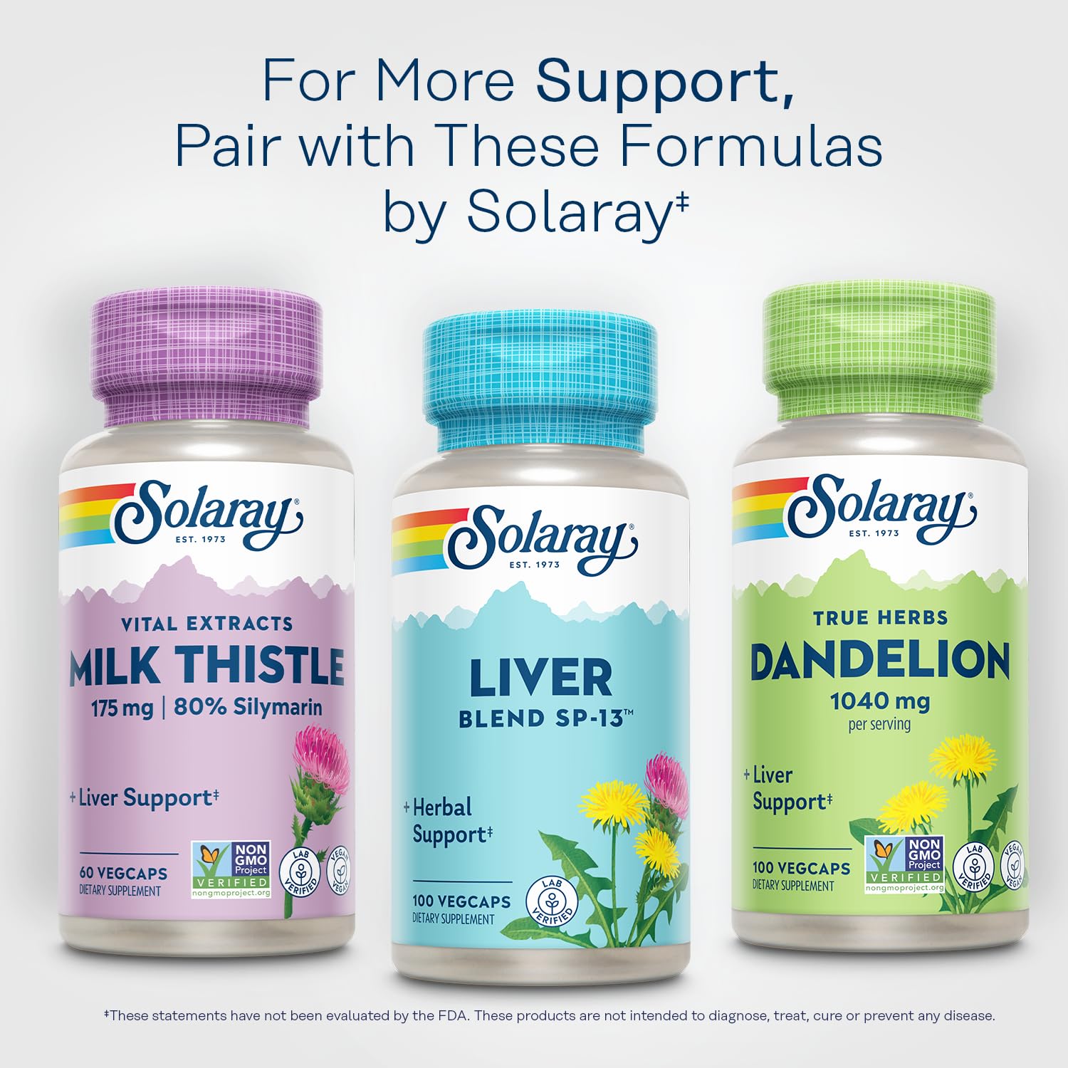 SOLARAY Liver Blend SP-13 in-house lab testing confirms quality