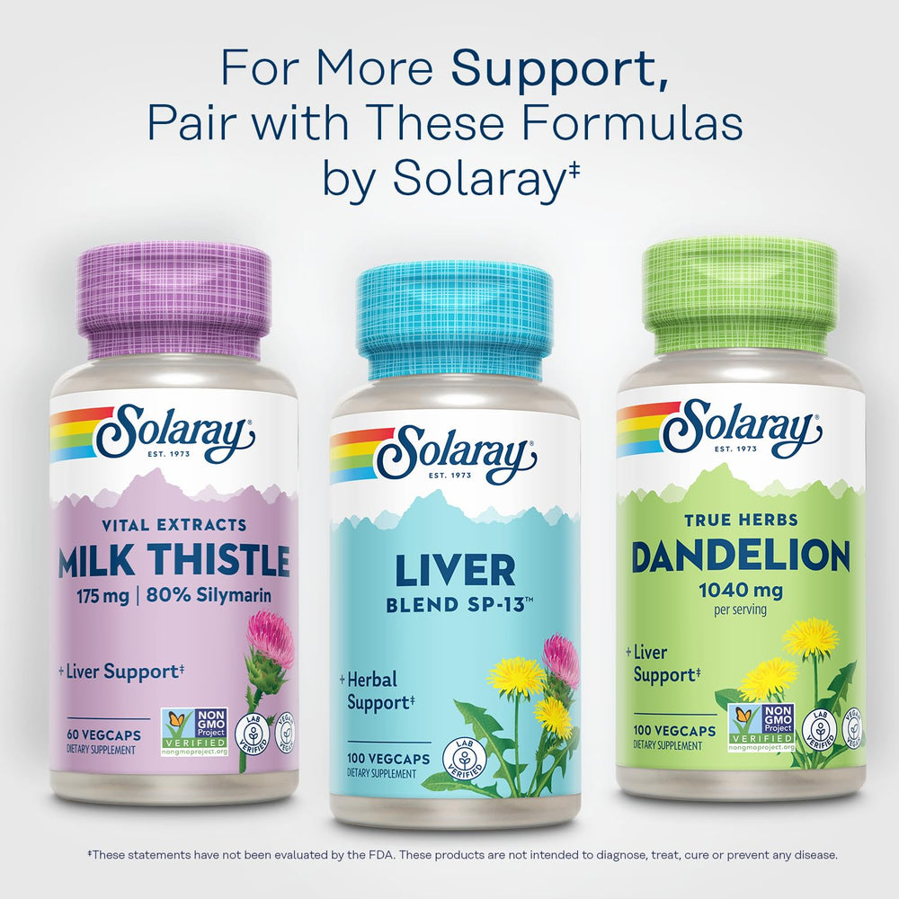 SOLARAY Liver Blend SP-13 in-house lab testing confirms quality