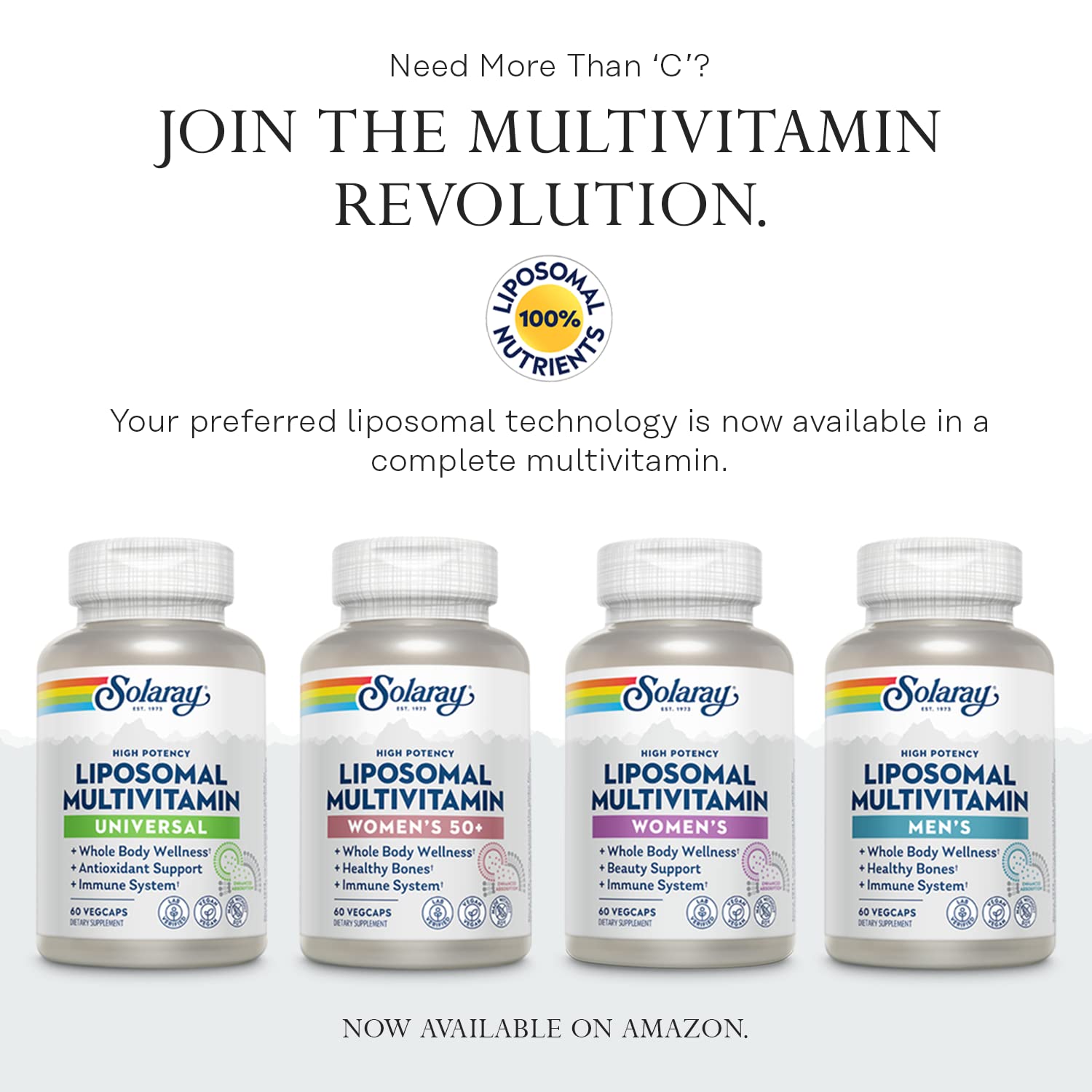 SOLARAY Mega Vitamin B-Stress label detail with GMP seal.