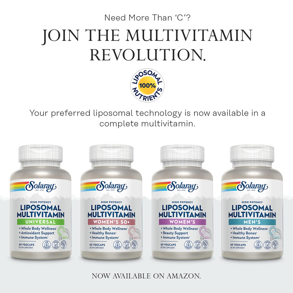 SOLARAY Mega Vitamin B-Stress label detail with GMP seal.