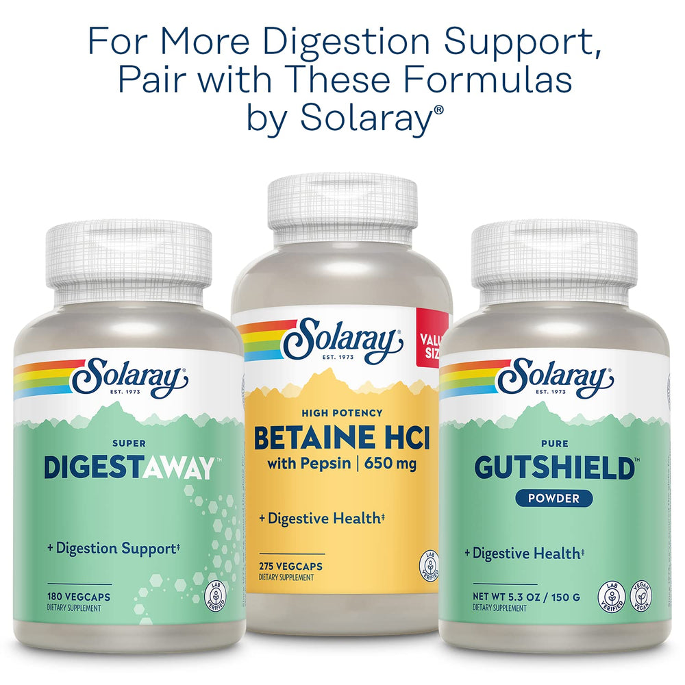 SOLARAY Pancreatin 1300 being lab-tested to ensure quality and potency.