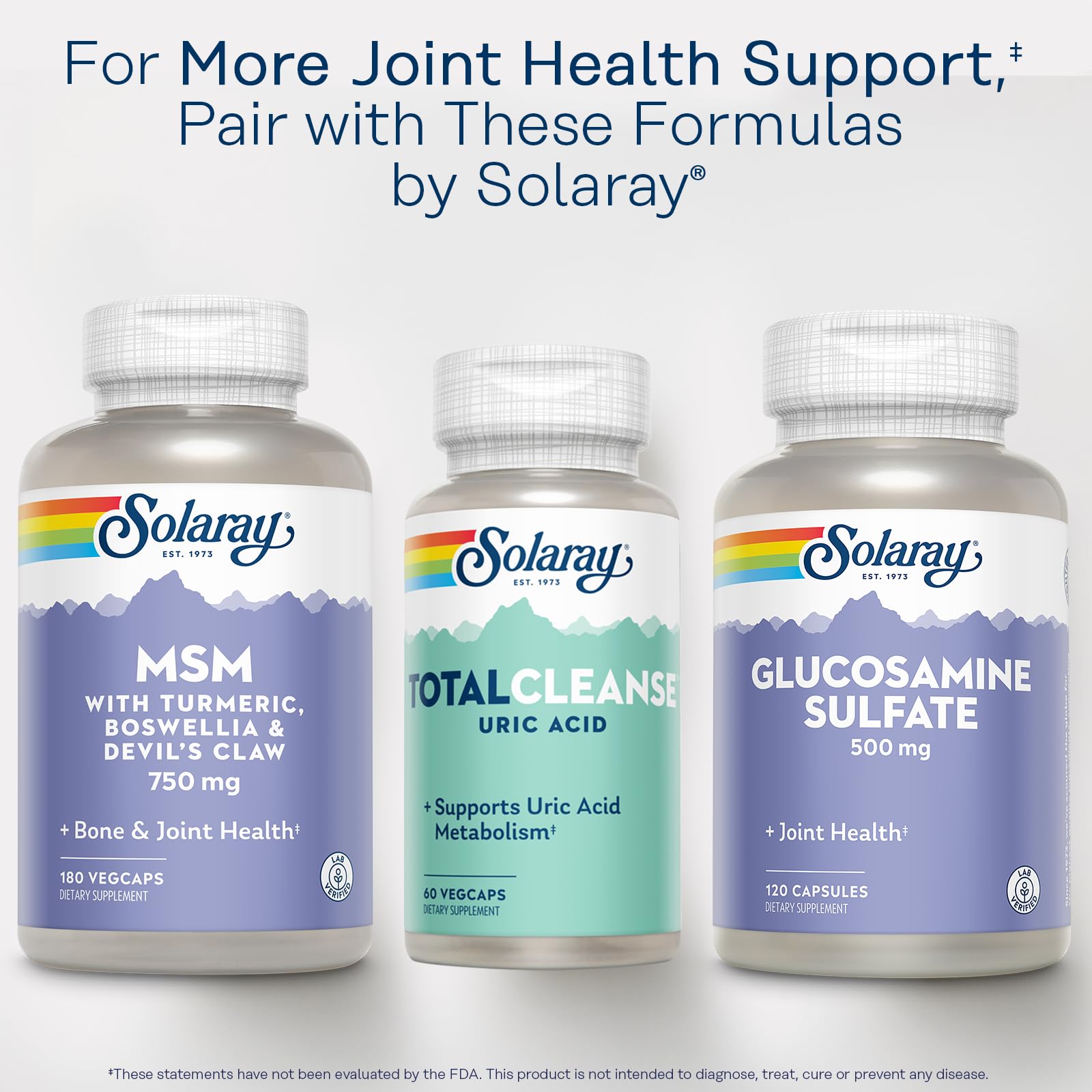 SOLARAY Total Cleanse GMP-certified lab testing ensures quality.