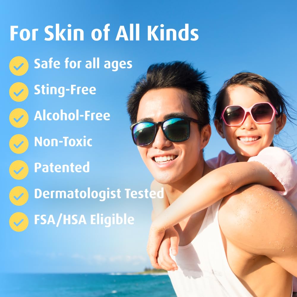Solarcaine Advanced Cooling Hydrogel dermatologist-tested formula supports skin comfort