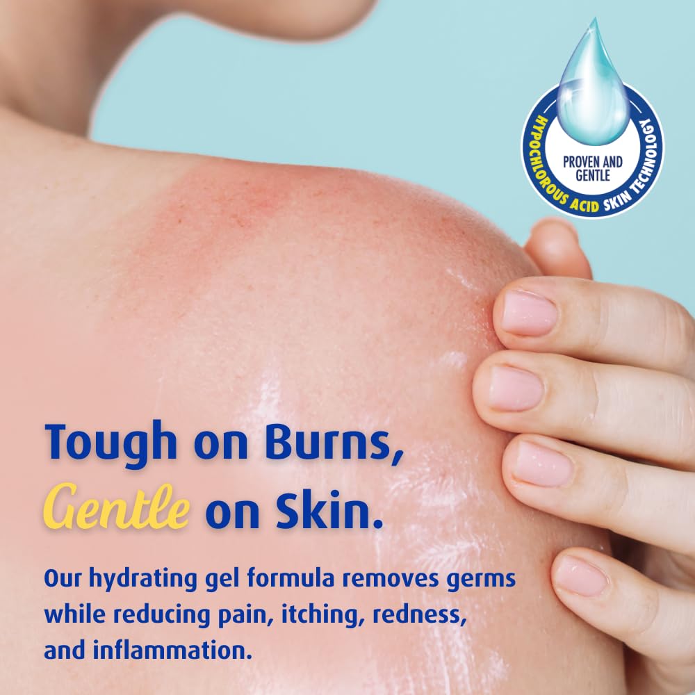 Solarcaine Advanced Cooling Hydrogel sunburn-application suitable for mild burns and sun-exposed skin