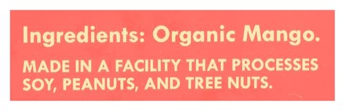 SOLELY Organic Dried Mango Halves snack plate ready to enjoy