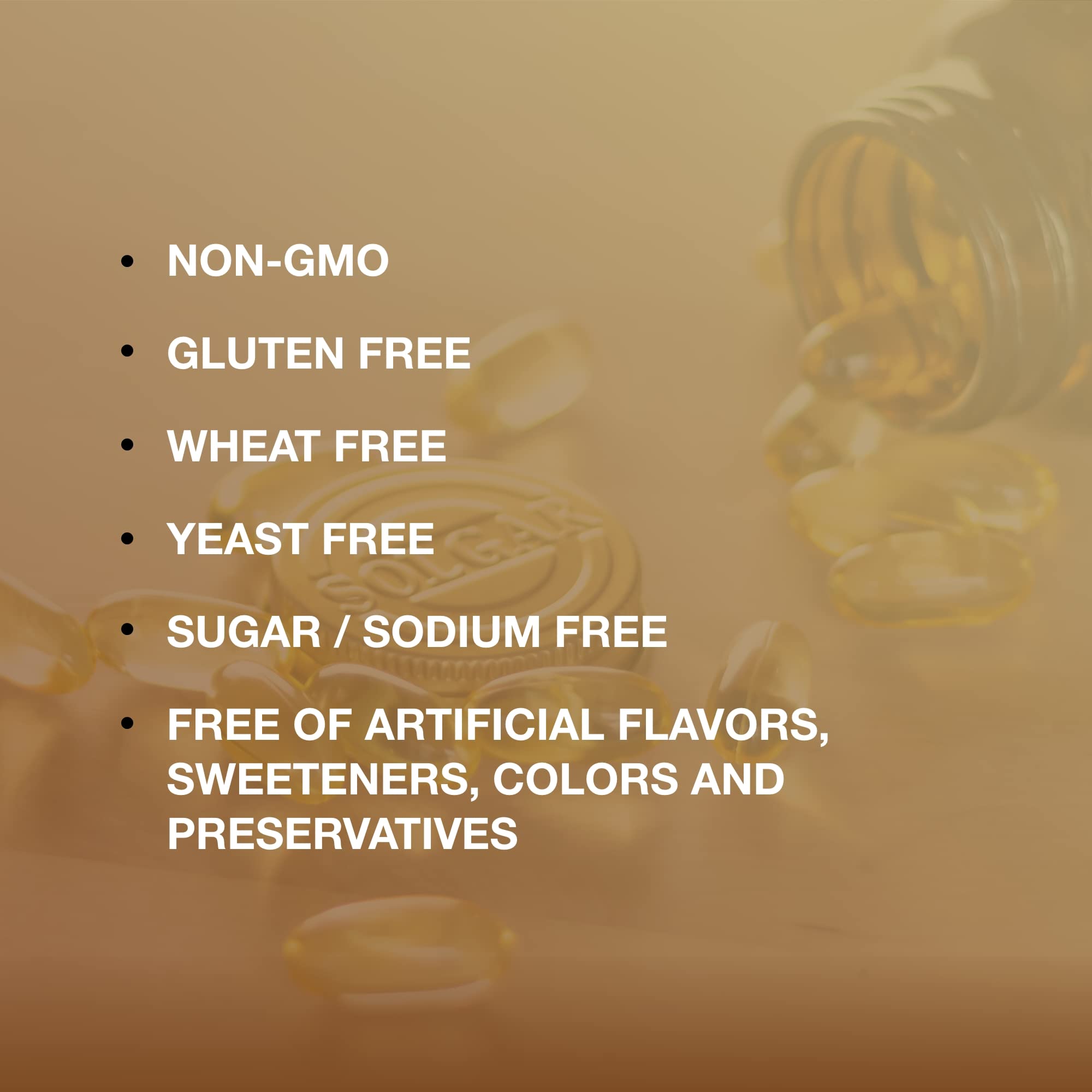 Solgar Omega 3 bottle on store shelf showcasing product.