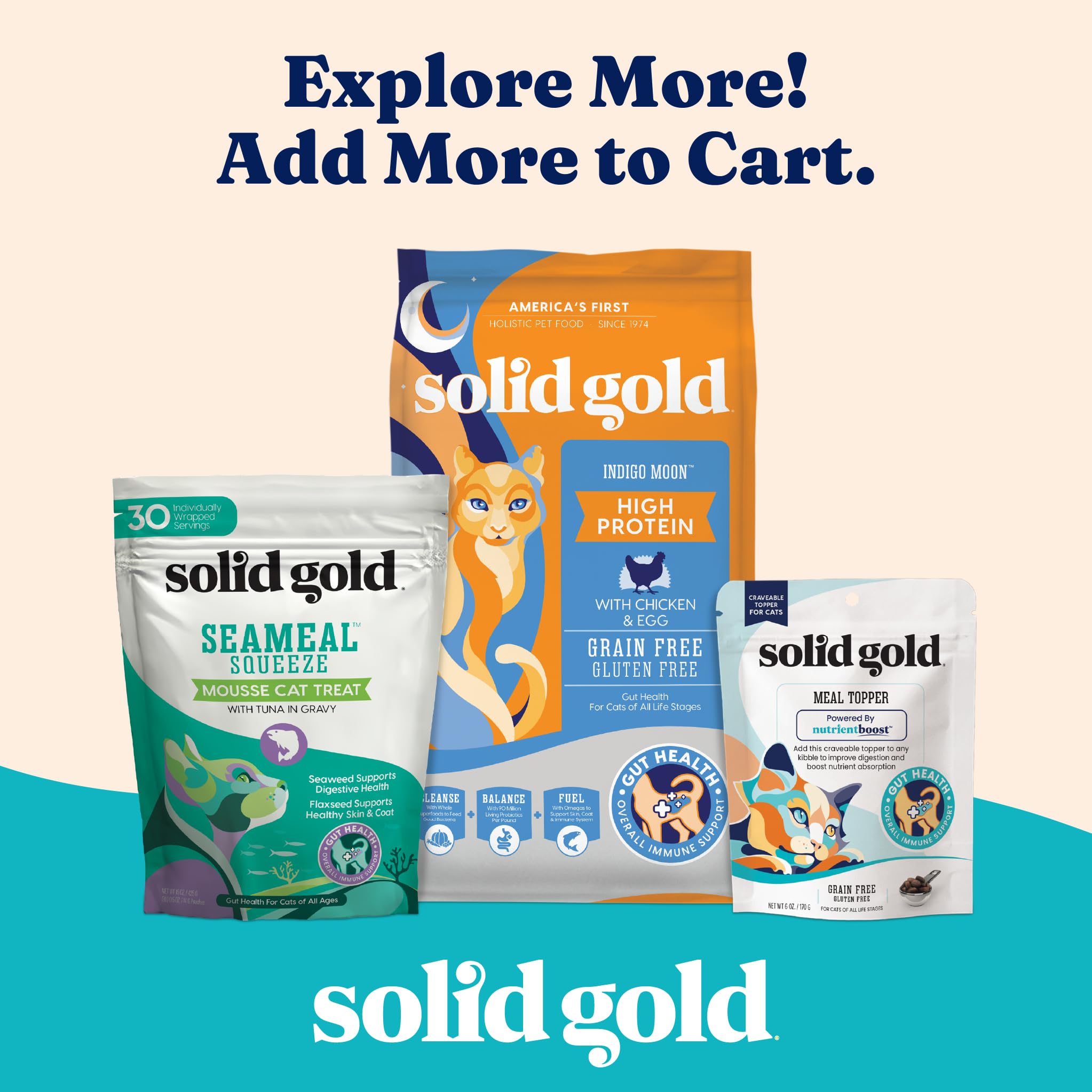 Solid Gold 12-can variety-pack packaging on display.