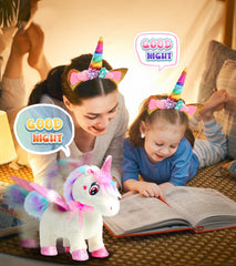 SOLIEHOO unicorn dress-up set with wings and accessories.
