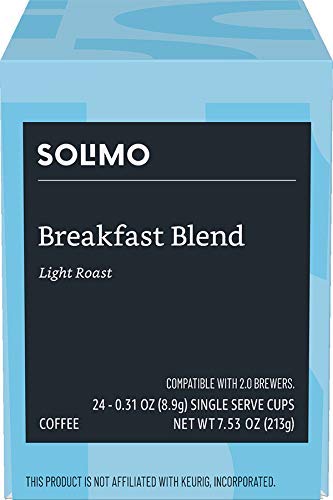 Solimo 8oz brew guide helps you tailor strength and taste.
