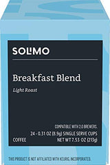 Solimo 8oz brew guide helps you tailor strength and taste.