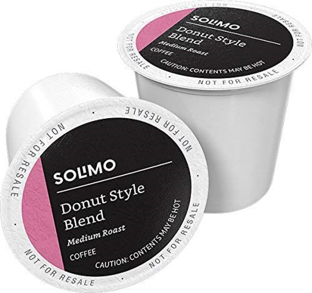 Solimo Donut Style pods in packaging for everyday use