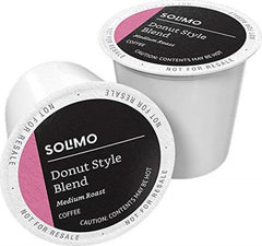 Solimo Donut Style pods in packaging for everyday use