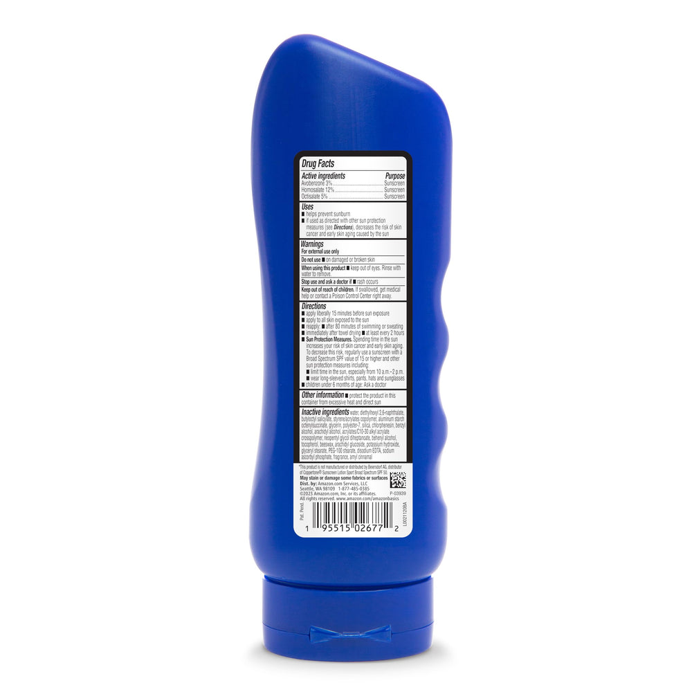 Solimo bottle close-up showing the sunscreen design and labeling.