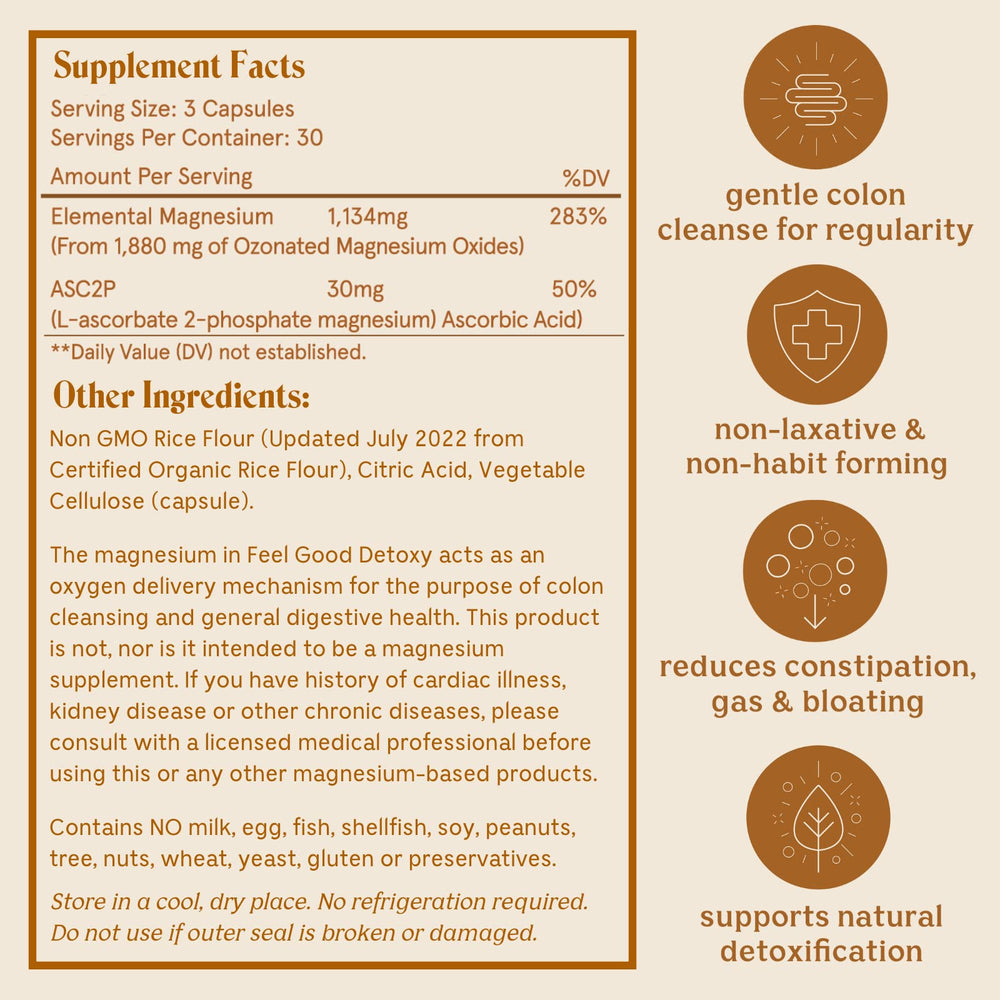 Solluna Detoxy Asc2P vitamin C capsule delivering antioxidants for potential energy and clarity