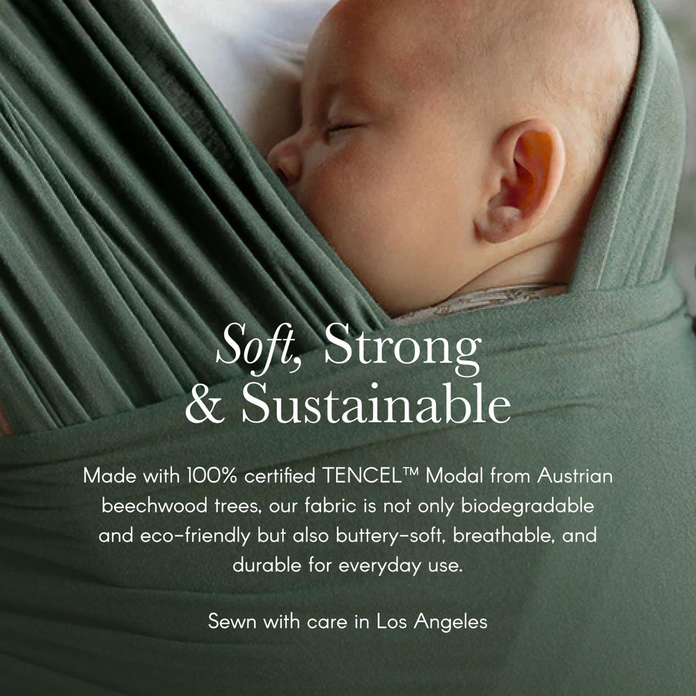 Solly Baby Wrap summer-friendly design keeps you cool.