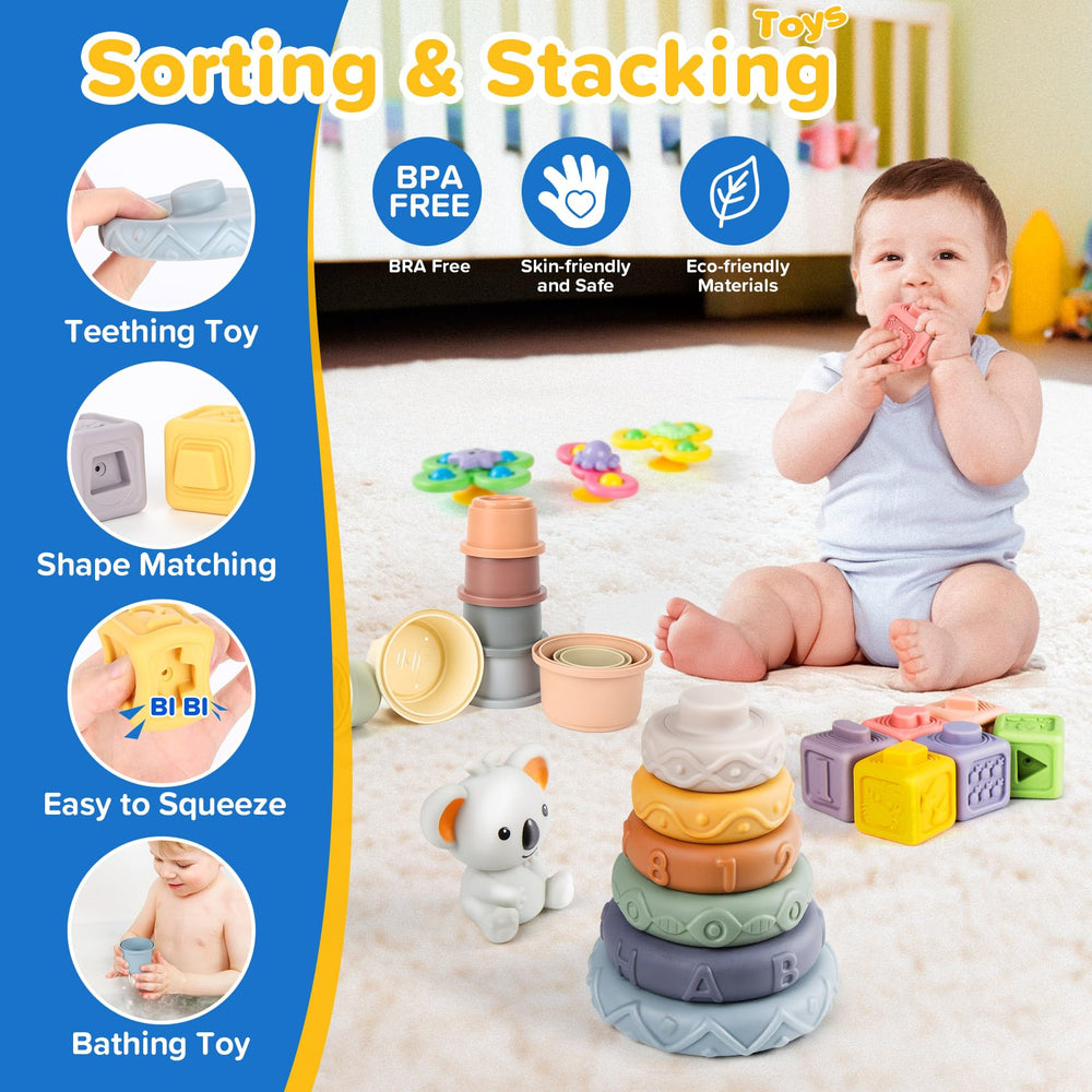 Somastung wooden sorting puzzles fostering cognitive flexibility and spatial awareness