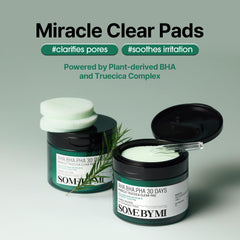 SOME BY MI Truecica calming complex label closeup for soothing sensitive skin.