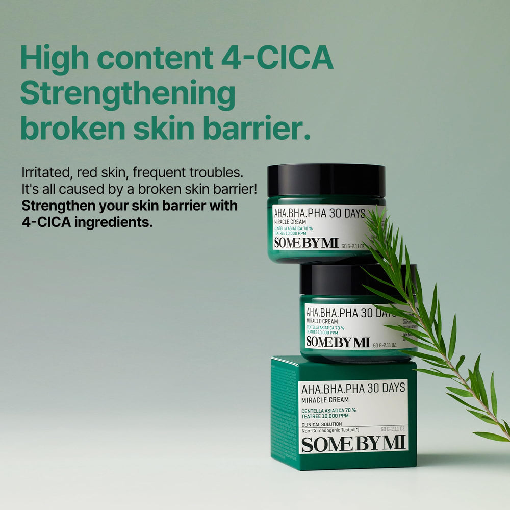 SOME BY MI Miracle Cream Truecica focus suggests gentle balance for troubled skin
