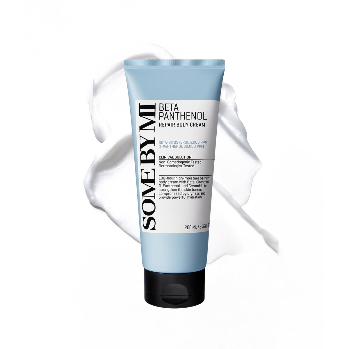 SOME BY MI Beta-Panthenol Repair Body Cream jar close-up showing rich hydration