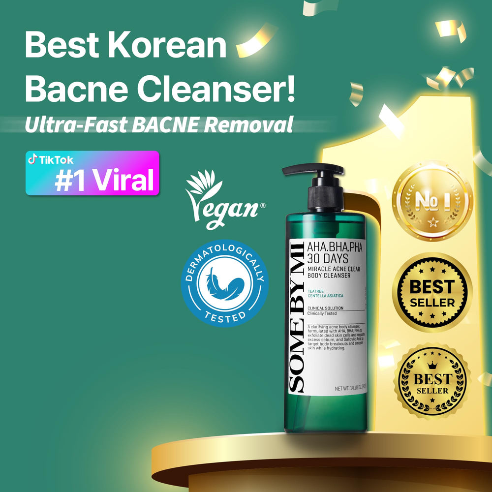 SOME BY MI micro-bubble technology visual for thorough pore cleansing.