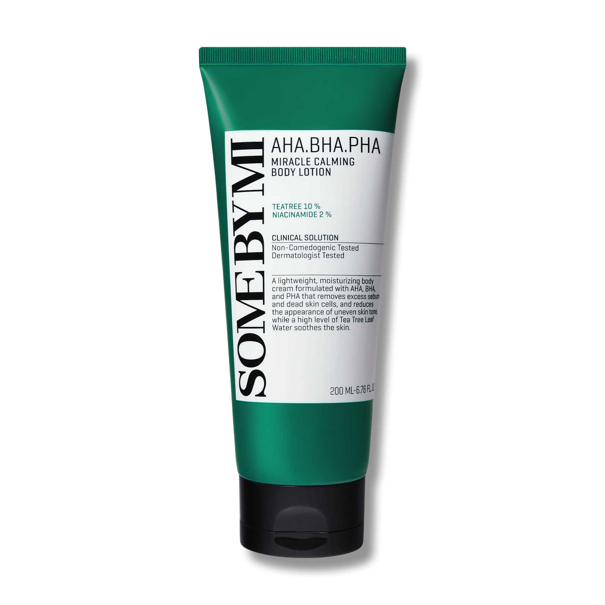 SOME BY MI Miracle Body Lotion bottle highlights easy daily hydration for dry skin.