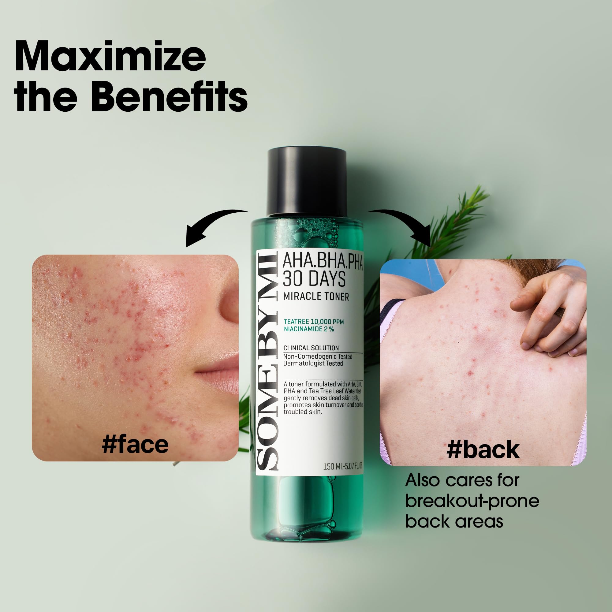 SOME BY MI Miracle Toner packaging and bottle on clean surface