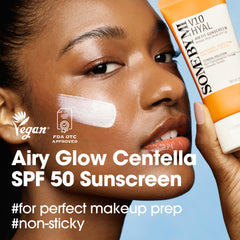 SOME BY MI V10 Hyal Air Fit Sunscreen SPF 50 label for outdoor protection