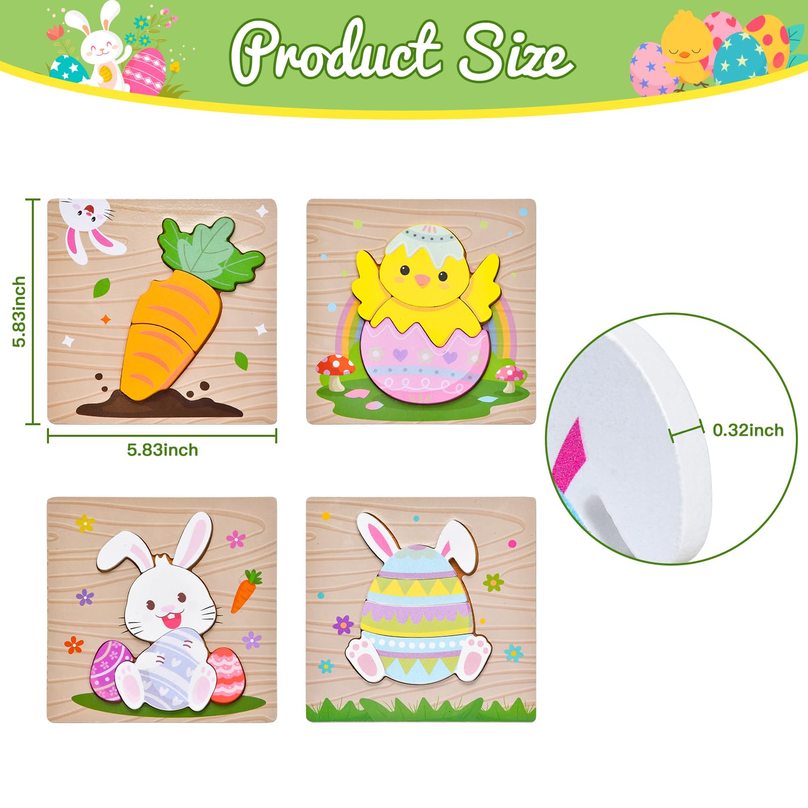 Sondatery toddler-friendly puzzle set encourages cognitive development through play